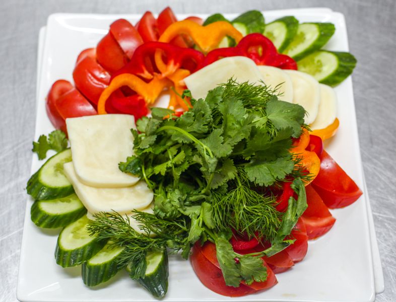 Colorful fresh bowl dish at Chuys restaurant